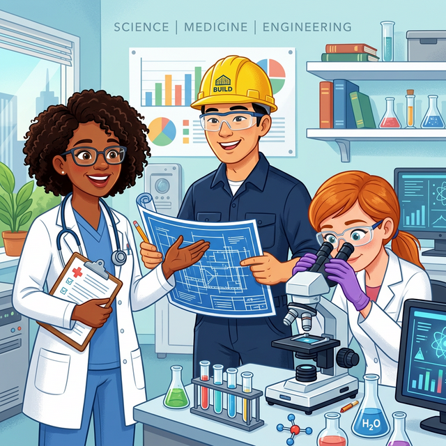 career options after choosing science stream engineering medical research